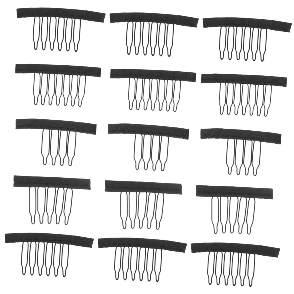 Unisex 50Pcs Wig Clips Combs With Secure Grip For Fast Attachment And Lightweight Comfort