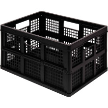 Really Useful 45L Folding Storage Crate Black