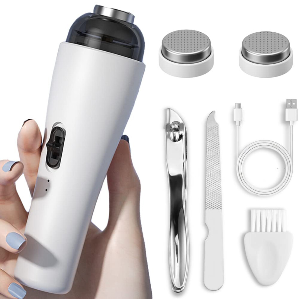 Electric Callus Remover for Feet with Durable Alloy Grinding Head, Professional Rechargeable Foot File