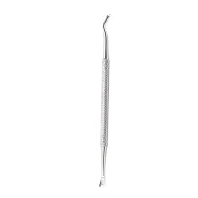 Stainless Steel Cuticle Trimmer and Pusher with Ergonomic Grip for Precise Nail Care
