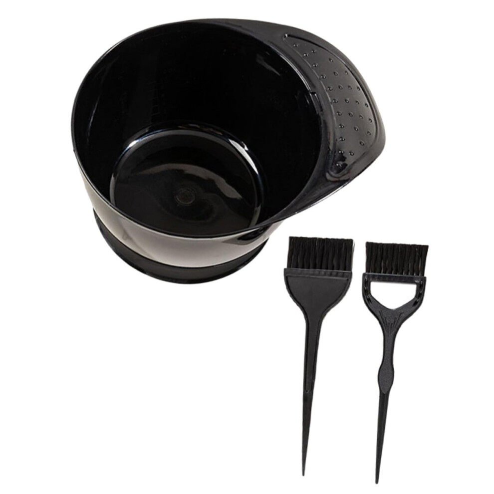 Hair Dye Bowl and Brush Set with Comb â Durable Easy Grip Tools for Salon and DIY Coloring