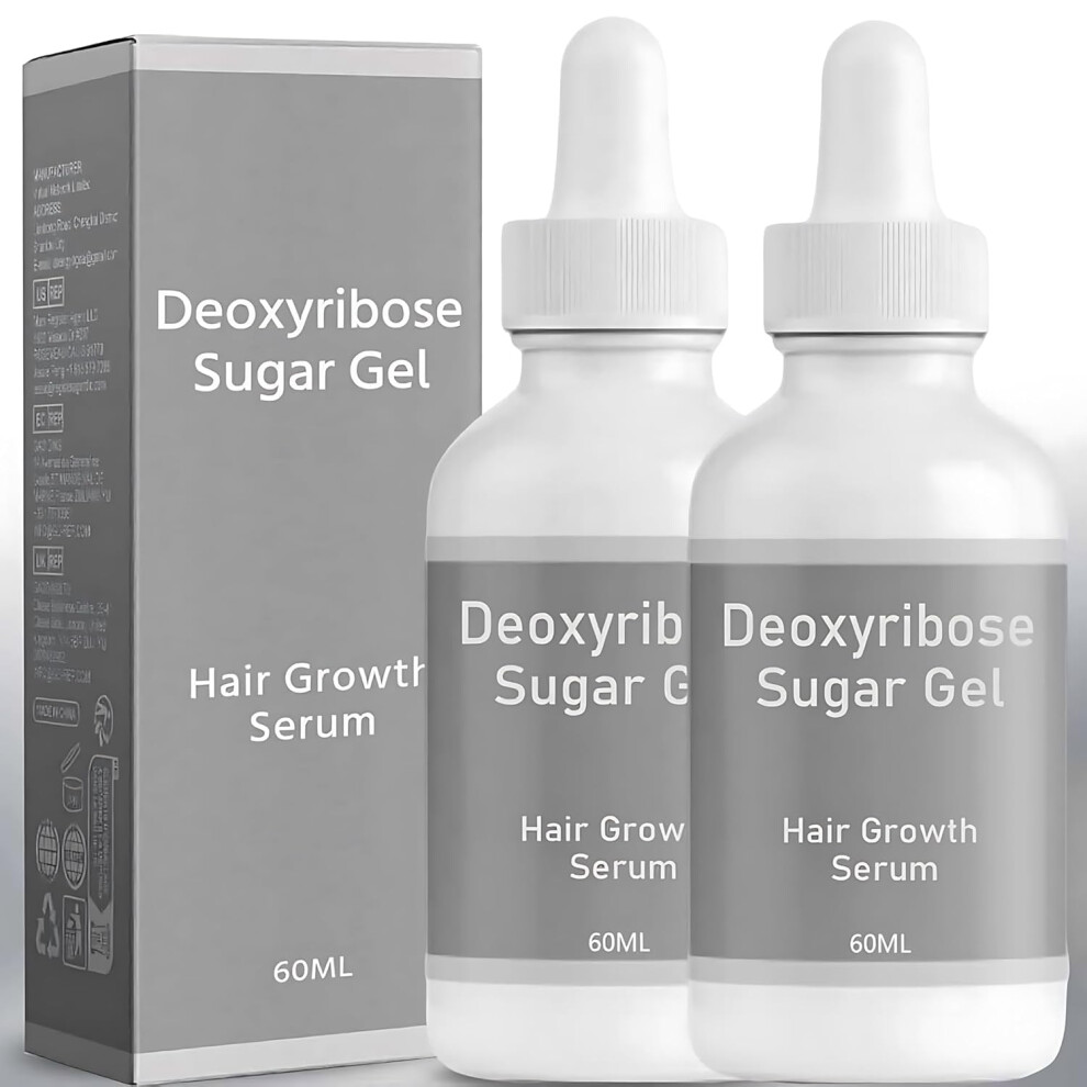 Hair Growth Treatment Serum for Men and Women, Hair Loss Solution with Follicle Activation (2 Pcs)