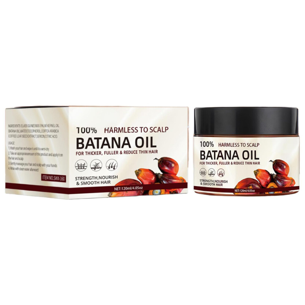 White Hair Growth Oil With Pure Batana For Deep Nourishment And Dry Damaged Hair,