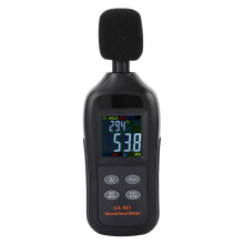 Digital Sound Level Meter, Noise Monitor, Decibel Meter with Backlight LCD Display, Data Hold, Portable Handheld Sound Analyzer for Real Time Sample