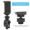 Βάσεις περιστροφής για κάμερες GoPro SJCAM Xiaomi Yi, αντοχή στην κρούση 360 μοιρών, 8