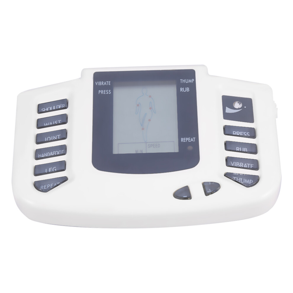 Portable Pain Relief Machine, Infrared EMS Muscle Stimulator for Chronic Pain Relief, Adjustable Intensity Rechargeable TENS Unit for Back Neck