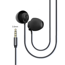 Soundproof Earplugs with Microphone Soft Silicone In-Ear Headphones Noise Isolating Lightweight Surround Sound for Side Sleepers Meditators and Commut
