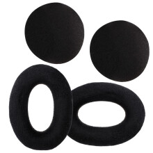 Støyreduserende øreputer for Sennheiser-hodetelefoner, slitesterke og langvarige klikkbare myke velour-erstatningsputer kompatible med HD515HD55