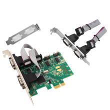 Serial Port Expansion Card for PCI Express, Power Management Efficient RS232 Interface for Security System and Industrial Deployment