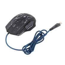 RGB Color Changing Modes Wired RGB Gaming Mouse Ergonomic Gamer Optical Mouse Adjustable DPI Modes Light Up LED Mouse Soundless Mechanical Design Plug