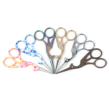 Lightweight Craft Scissors Stainless Steel Sharp Blades Ergonomic Design Vintage Stork Shape Corrosion Resistant Precision Cutting Multipurpose Ideal