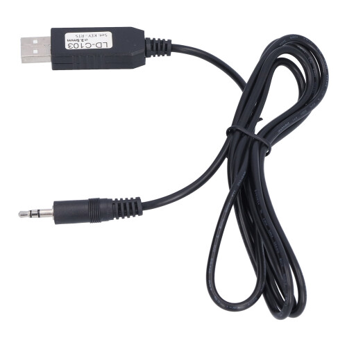 Noise Reduction Compatible CI-V CAT Cable For Frequency Logging Windows 11 Compatible Efficient Data Transfer Durable ABS Material With One-Time 2