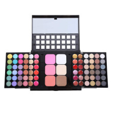 78 Color Eyeshadow Palette Makeup Kit with Blusher Lipgloss Concealer, Glossy and Matte Finishes