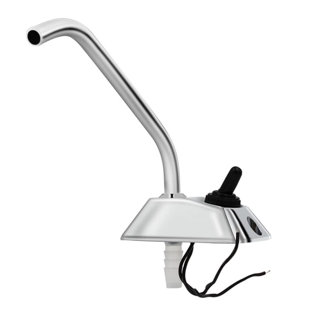 12V Stainless Steel Electric Kitchen Sink Faucet With Rotatable Spout For Rv Boat 9164114911162