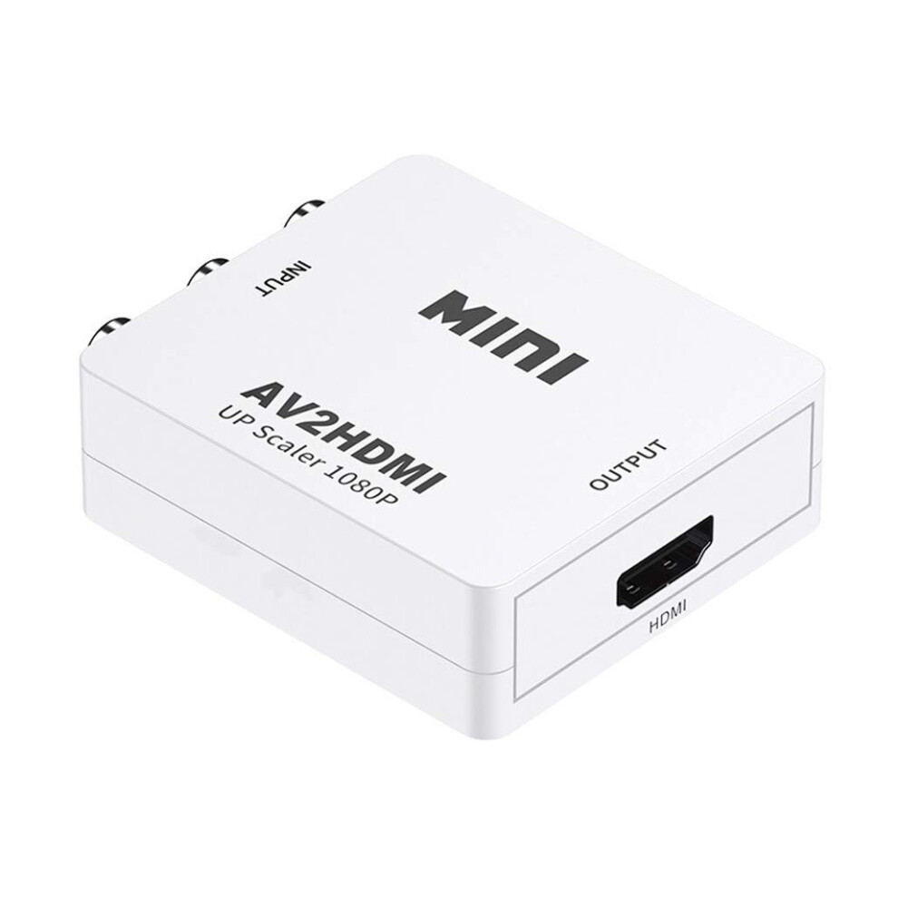 Av To Hdmi Converter 1080P 60Hz Rca Composite Adapter For Retro Game Console And Legacy Devices 9044945668995