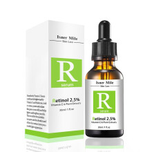 Retinol 2.5% Anti Aging Face Serum with Vitamin C for Wrinkles, Dark Spots and Firming Skin 30ml