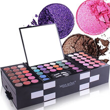 144 Colors Eyeshadow Palette with Blush and Brow Powder, All in One Professional Makeup Kit