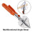 Miter Snips Cutting Tool Adjustable Angle Scissors For Precision Multi Angle Cutter With Replaceable Blades Suitable For Plastic Pipe Cutters And DIY 1