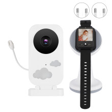 Smart Two-Way Video Calling Security Camera With Wide Angle Lens, Night Vision And Wireless Connectivity For Home Monitoring Of Children And Elders