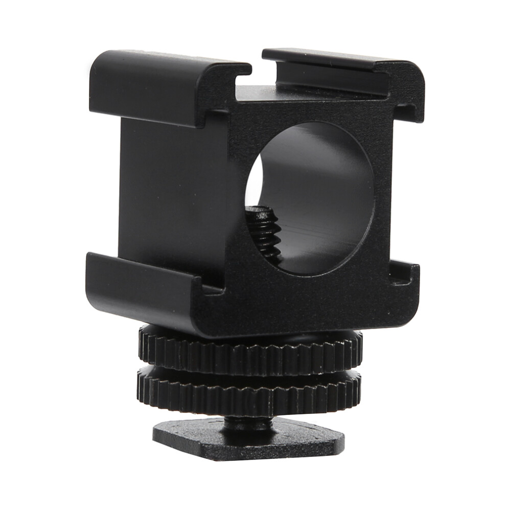 Modular Triple Cold Shoe Mount For Camera Gear, Cold Shoe Adapter With Detachable Base, Universal Camera Hot Shoe Extension Bracket Compatible With 9138057973198
