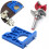 Drill Bits 35mm Cabinet Hinge Template Tool Kit, Hinge Drilling Hole Router Jig With Depth Stop Versatile Application In Woodworking Projects 4