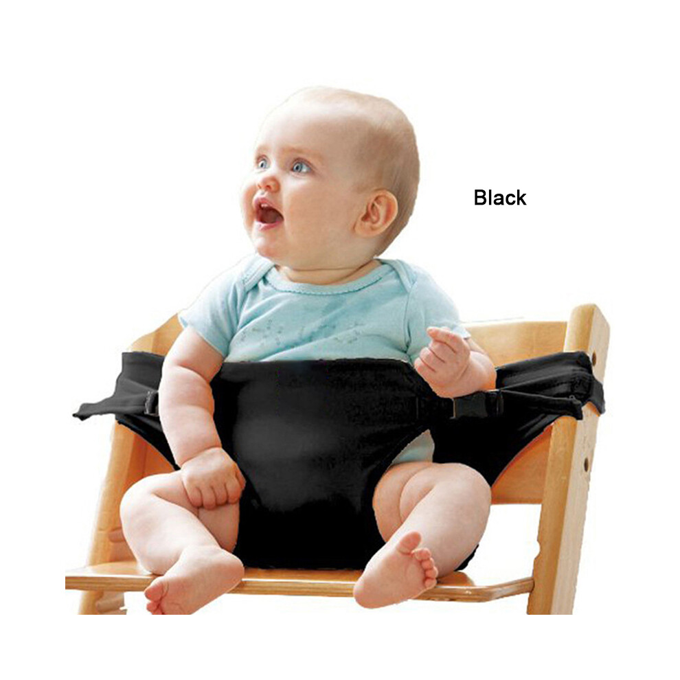 Portable High Chair for Travel Baby Seat Harness Versatile Use Toddler Booster Strap Sturdy Secure Support Foldable Comfortable Easy to Clean