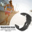 Αναπνεύσιμο λουράκι Smartwatch με γρήγορη απελευθέρωση, ανθεκτικό, άνετο, έτοιμο για 8