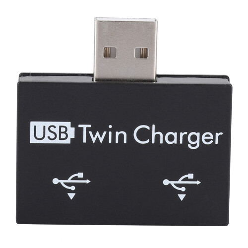 Κόμβος φόρτισης USB2.0 Διπλές θύρες USB Plug and Play Ανθεκτικό Ελαφρύ Κράμα αλουμινίου