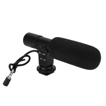 Video Microphone, Microphone For Vlogging Featuring Mid-Side Stereo Technology And Ultra-High Sensitivity For Clear Audio, Camera Microphone With 90