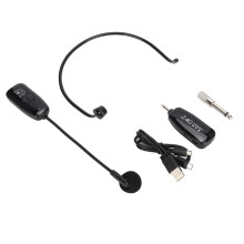 Kabelloses Plug-and-Play-Mikrofon-Headset mit breiter Kompatibilität, stabiler 2,4-GHz-Signalübertragung und hochempfindlichem Kondensatormikrofon