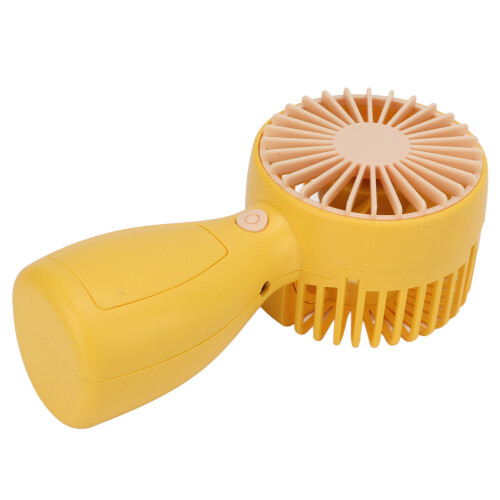 USB Rechargeable Handheld Fan 3 Speed Adjustable Mini Size Strong Wind Quiet Operation Foldable Design Safety Blades Long Runtime Multipurpose Use 1