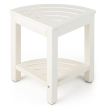 Eckhocker Badezimmer 32,5 x 32,5 x 43,5 cm mit Ablage