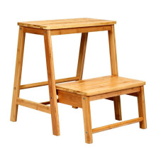 Vouwkruk opstap - HELLOSHOP26 - 45x51x48 cm - Capaciteit 100 kg - Modern ontwerp - Ecologisch