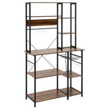 Küchenregal Mikrowellenständer 99 x 40 x 170 cm mit Steckdose und