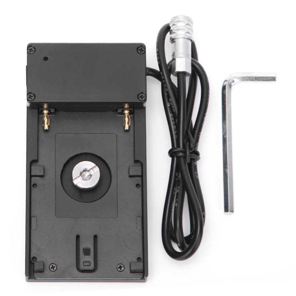 Battery Power Mount Adapter For Bmpcc 4K 6K, Power Adapter Cable With Hot Shoe Mount And Low Battery Indicator, Two Dc Output Ports 12V 7.4V, Dc 9138057040524
