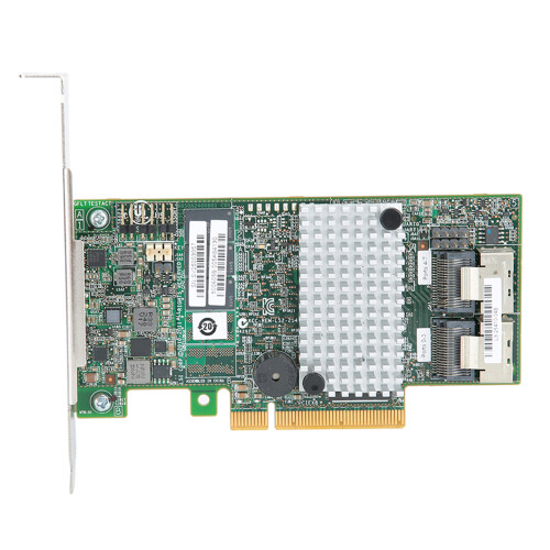 RAID Controller for High Bandwidth Applications, SATA SAS Controller with Fast and Stable Connection Low Cross Section MD2 Package, Supports RAID