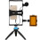 Support de stabilisation vidéo pour téléphone portable avec griffe porte-accessoires et vis universelles 1/4", multi-interface, conception 6