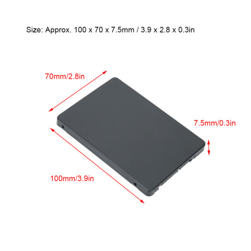 In1Combo Adaptador Conversor M.2NGFF B-Key com Switch para SSD M.2 SATA para SATA 3.0. Componentes eletrônicos de alta qualidade. 2