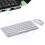 Conjunto de teclado e mouse sem fio com transmissão 2.4G, plug and play, sinal anti-interferência, compatível com Microsoft Android e iMac, leve e 3