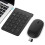 Auto Power Saving Mode Bluetooth Number Pad, Wireless Numeric Keypad 28 Keys Numpad Silent Keypad Universal Compatibility Ergonomic Design Adjustable 6