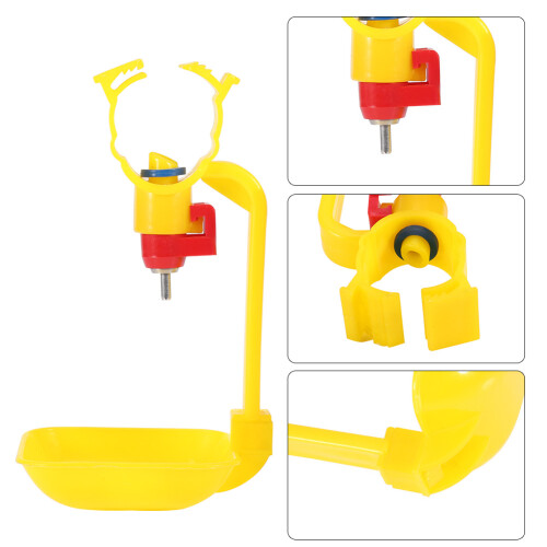 Ποτήρι κοτόπουλου με σχέδιο θηλής, αυτόματο ποτιστήρι πηγών νερού πουλερικών για 2