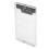 Gabinete USB 3.0 para SATA III para disco rígido, transparente, plug and play, portátil, para HDD/SSD de 2,5 polegadas, hot-swappable. 6