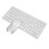 Conjunto de teclado e mouse sem fio com transmissão 2.4G, plug and play, sinal anti-interferência, compatível com Microsoft Android e iMac, leve e 2