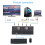Plug And Play KVM Switch For Extended Display With High Compatibility And 4K Resolution Support, Includes Wired Desktop Controller 3