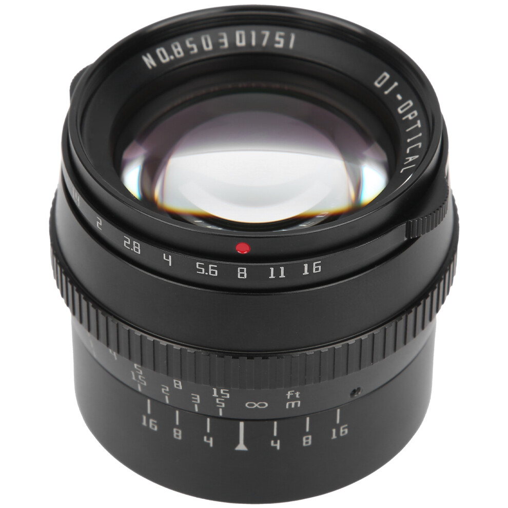 Manual Focus Portrait Lens Large Aperture Aps-C Format Mirrorless Camera Compatibility Low Performance Bokeh Effect Optical Structure Retro Light 9138057050233