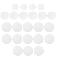 120Pcs White DIY Plastic Mesh Sheets Sturdy Cuttable Cross Stitch Grid