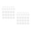 120Pcs White DIY Plastic Mesh Sheets Sturdy Cuttable Cross Stitch Grid 6