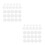 120Pcs White DIY Plastic Mesh Sheets Sturdy Cuttable Cross Stitch Grid 5
