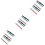 24Pcs Mask Ear Rope Buckle Safe Durable Adjustable Assorted 5