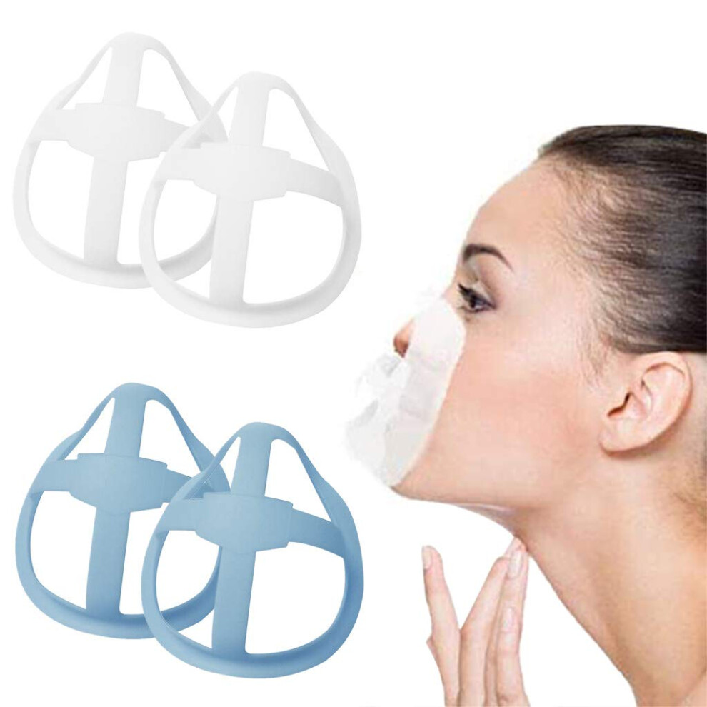 Mask Bracket 4Pcs Silicone Mask Holder 3D Insert Increases Breathing Space Protects Makeup 9044945674279